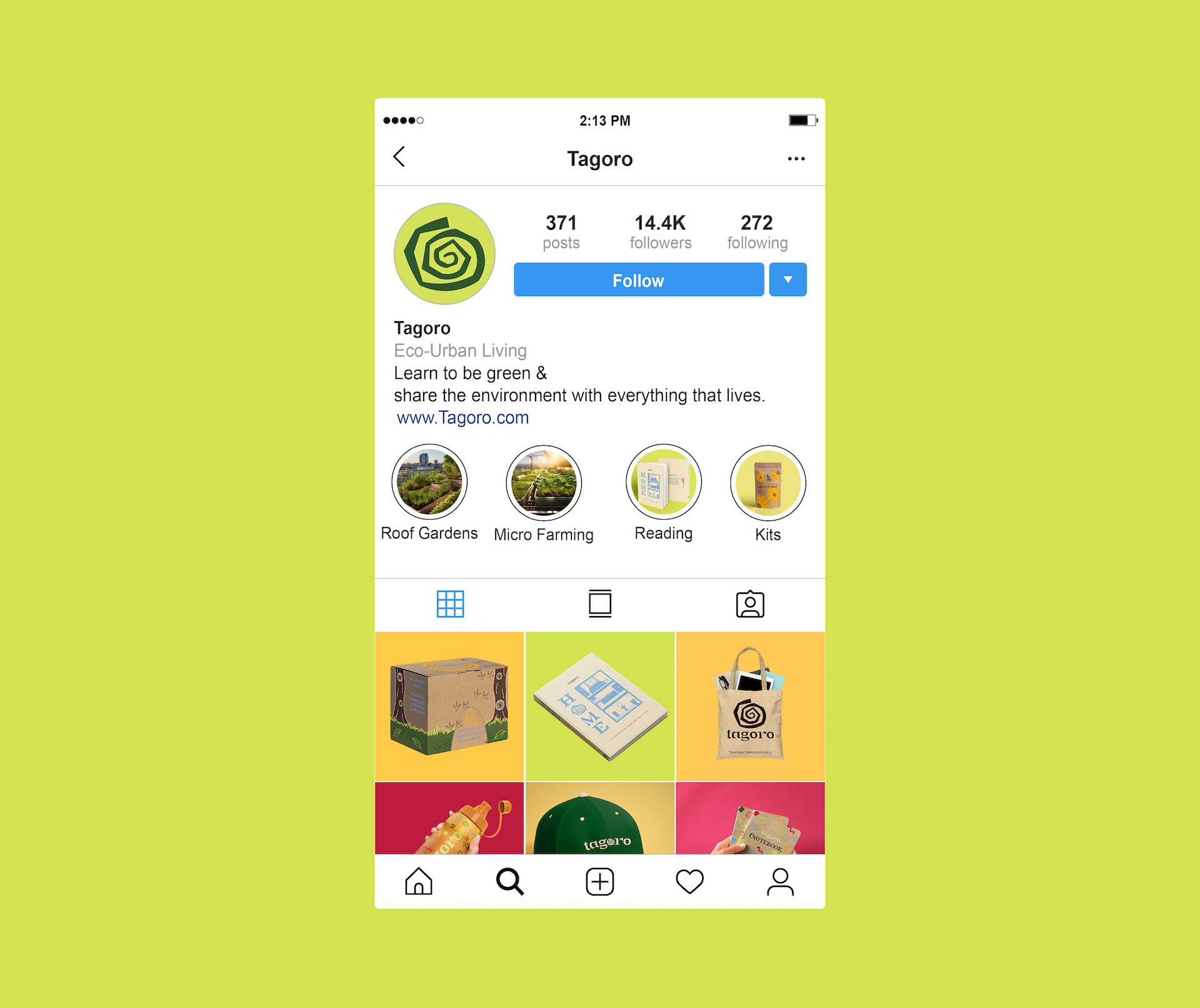 Instagram page promotion